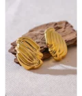 Geometric Unusual Earrings 18K Plated Stainless Steel